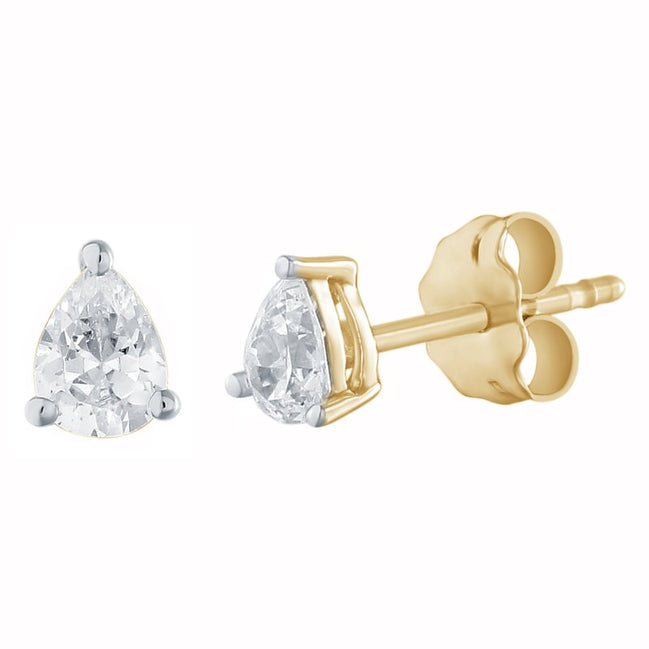 Serti Clos Poire Diamant 0,18ct