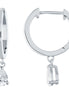 Boucles d'oreilles toi et moi diamant en or 18 carats