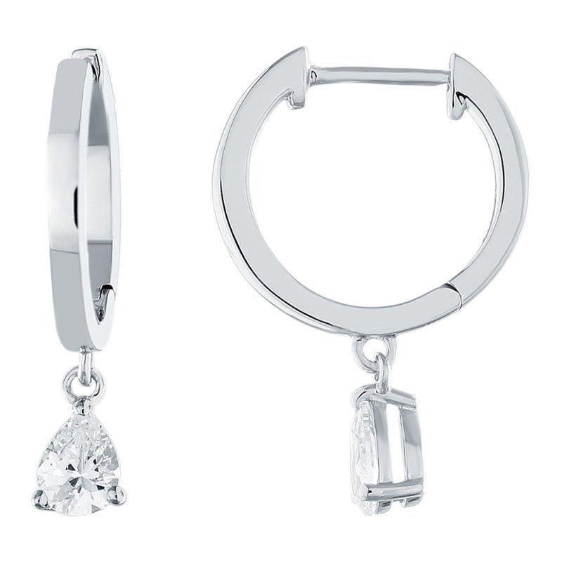 Boucles d'oreilles toi et moi diamant en or 18 carats