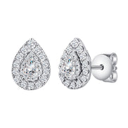 Poire Serti Griffe Diamant 0,10ct