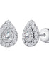 Poire Serti Griffe Diamant 0,10ct