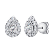 Poire Serti Griffe Diamant 0,10ct