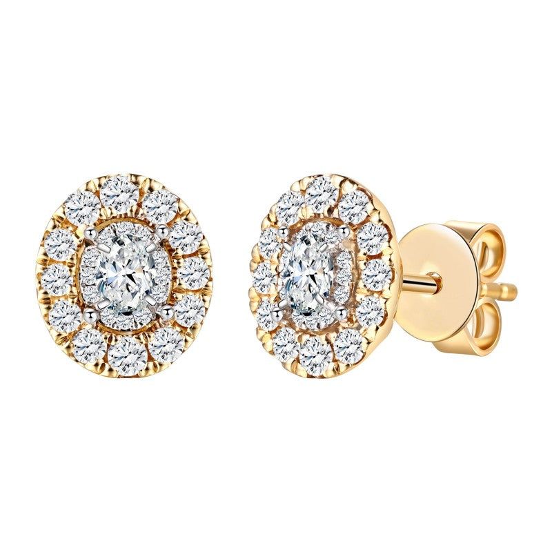 Boucles d'oreilles Caprice diamant en or 18 carats