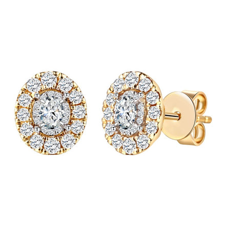 Boucles d'oreilles Caprice diamant en or 18 carats