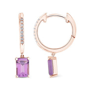 Lou Taille Émeraude Améthyste & Diamants 1,10ct V