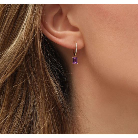 Lou Taille Émeraude Topaze & Diamants 1,10ct XIV