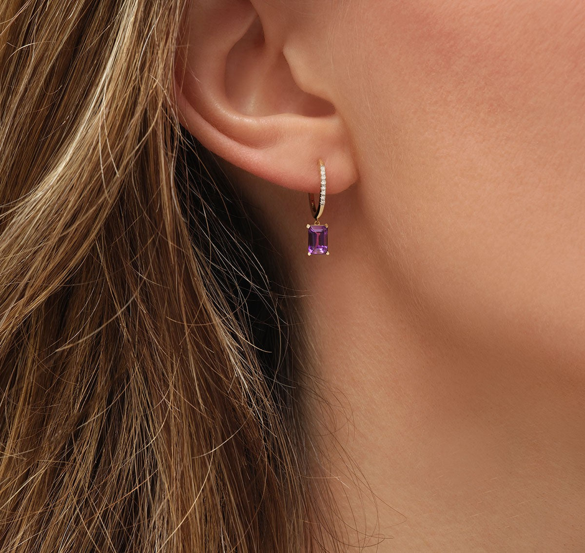 Lou Taille Émeraude Topaze & Diamants 1,10ct XIV