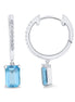 Lou Taille Émeraude Topaze & Diamants 1,10ct XVI