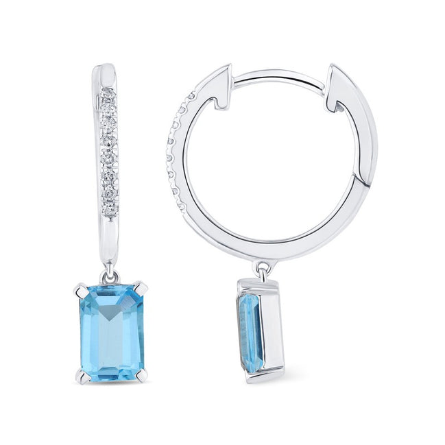 Lou Taille Émeraude Topaze & Diamants 1,10ct XVI