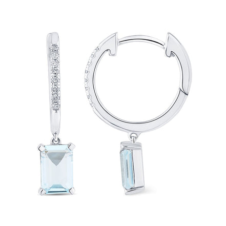 Lou Taille Émeraude Topaze & Diamants 1,10ct XV