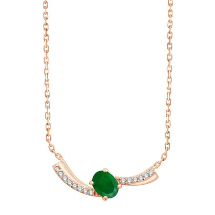 Toi & Moi Émeraude & Diamants 0,03ct III