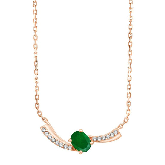 Toi & Moi Émeraude & Diamants 0,03ct III