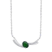 Toi & Moi Émeraude & Diamants 0,03ct III