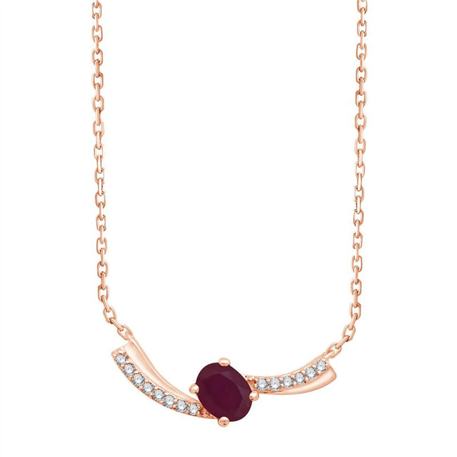 Toi & Moi Rubis & Diamants 0,03ct