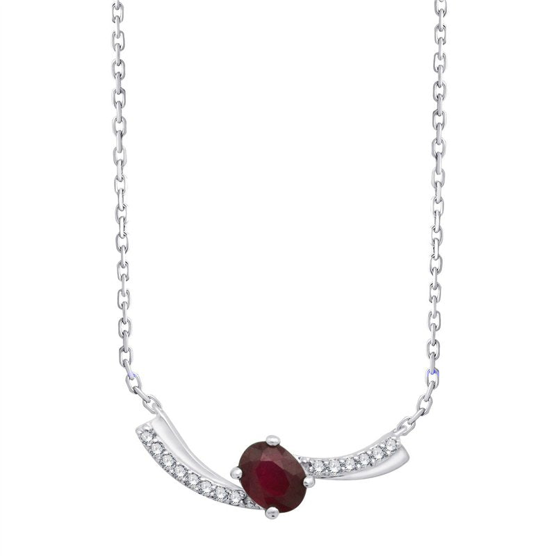 Toi & Moi Rubis & Diamants 0,03ct