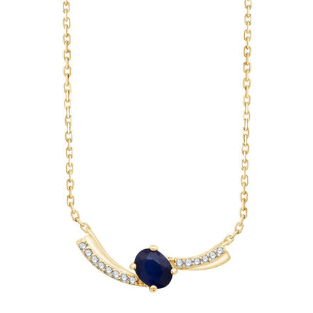 Toi & Moi Saphir & Diamants 0,03ct II
