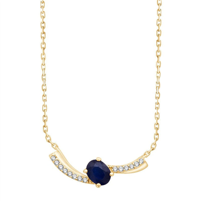 Toi & Moi Saphir & Diamants 0,03ct II