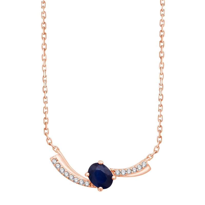 Toi & Moi Saphir & Diamants 0,03ct II