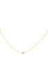 Collier 3 Diamants Espacés 0,50ct Or Jaune
