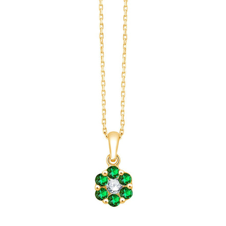 Émeraude & Diamants 0,04ct IX