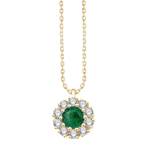 Serti Clos Émeraude & Diamants 0,1ct