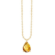 Serti Clos Poire Citrine 0,58ct