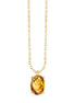 Serti Clos Ovale Citrine 0,72ct