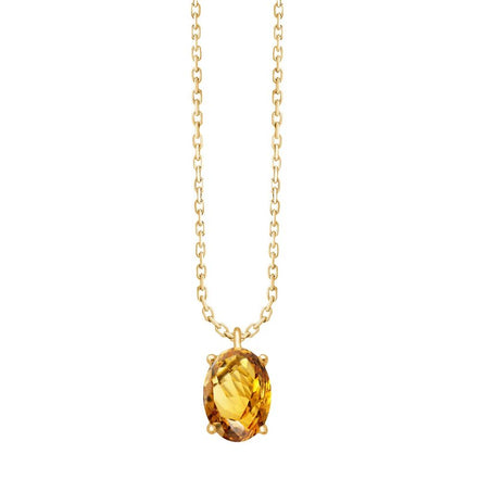 Serti Clos Ovale Citrine 0,72ct
