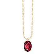 Serti Clos Ovale Rhodolite 0,89ct