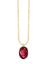 Serti Clos Ovale Rhodolite 0,89ct