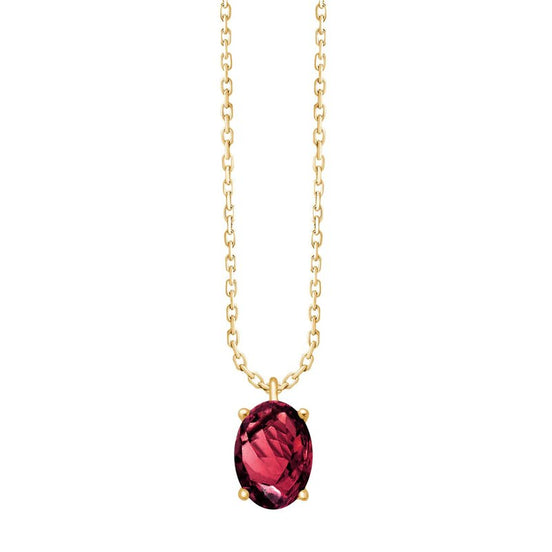 Serti Clos Ovale Rhodolite 0,89ct