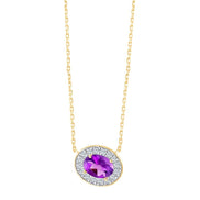Serti Clos Ovale Améthyste 0,702ct
