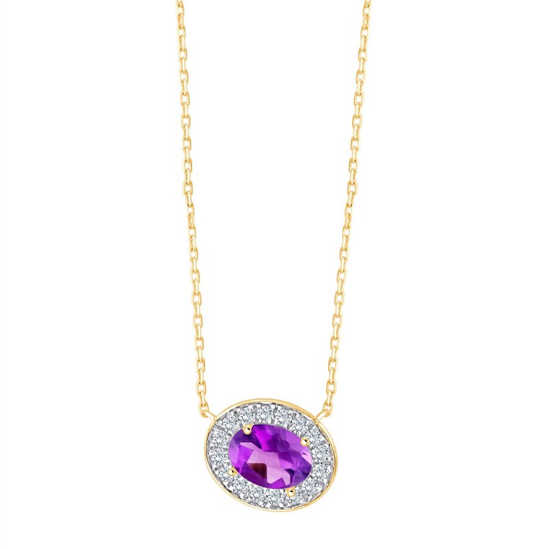 Serti Clos Ovale Améthyste 0,702ct