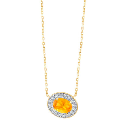 Ovale Citrine 0,658ct