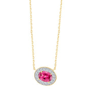 Ovale Rhodolite 0,966ct