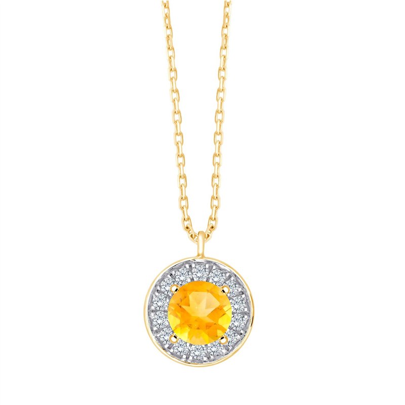 Serti Clos Rond Citrine 3,29ct
