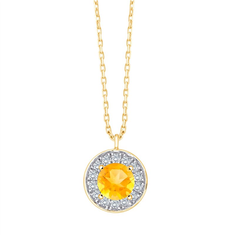 Serti Clos Rond Citrine 3,29ct