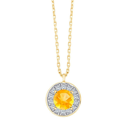 Serti Clos Rond Citrine 3,29ct