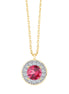 Serti Clos Rond Rhodolite 0,6ct