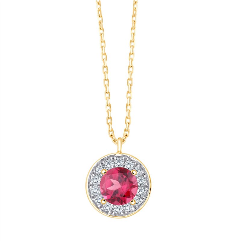 Serti Clos Rond Rhodolite 0,6ct
