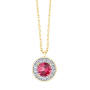 Serti Clos Rond Rhodolite 0,6ct