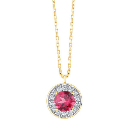 Serti Clos Rond Rhodolite 0,6ct