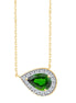 Serti Clos Poire Diamant Gris 0,16ct