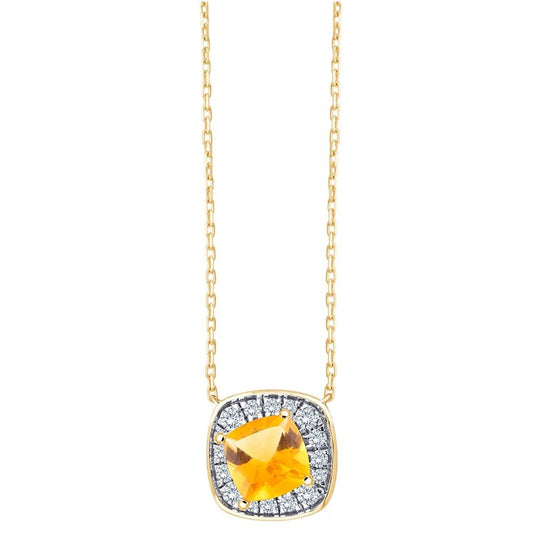 Serti Clos Citrine 0,6ct