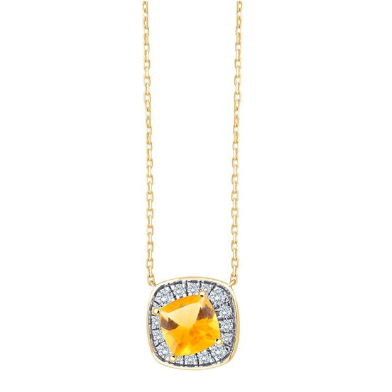 Serti Clos Citrine 0,6ct