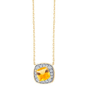 Serti Clos Citrine 0,6ct