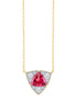 Trilogie Rhodolite 0,9ct
