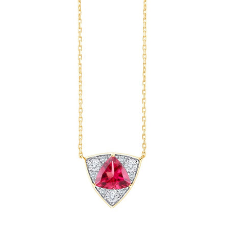 Trilogie Rhodolite 0,9ct