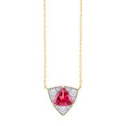 Trilogie Rhodolite 0,9ct