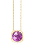 Kalista Serti Clos Rond Améthyste 3,18ct